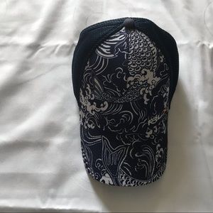 Ralph Lauren Mens Dark Blue with a Coy Motif Cap